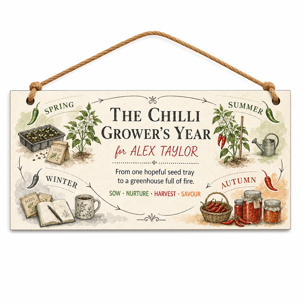 Chilli Seasons Journal Personalised Gift Box Set