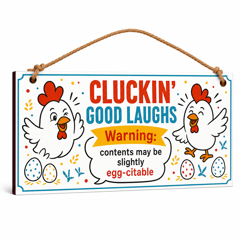 Cluckin Good Laughs Gift Box Set