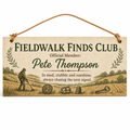 Fieldwalk Finds Club Personalised Wooden Plaque