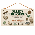 Custom Treasure Hoard Personalised Wooden Plaque