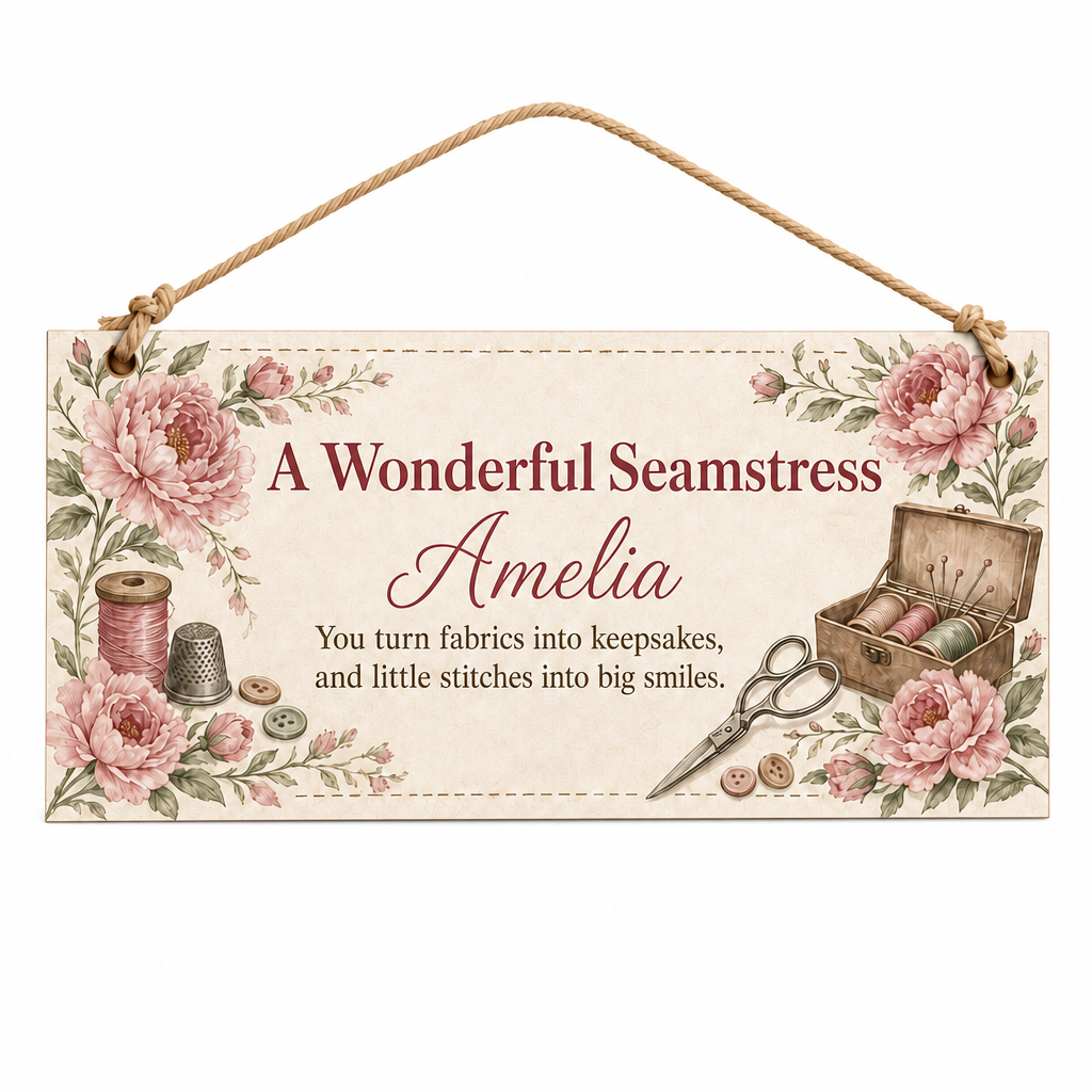 Stitching In Bloom Personalised Gift Box Set