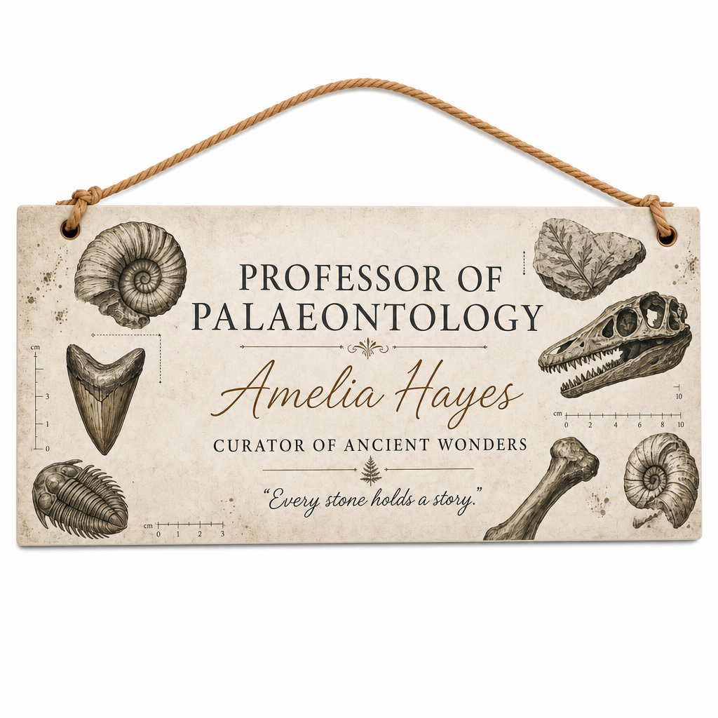 Professor Of Palaeontology Personalised Gift Box Set