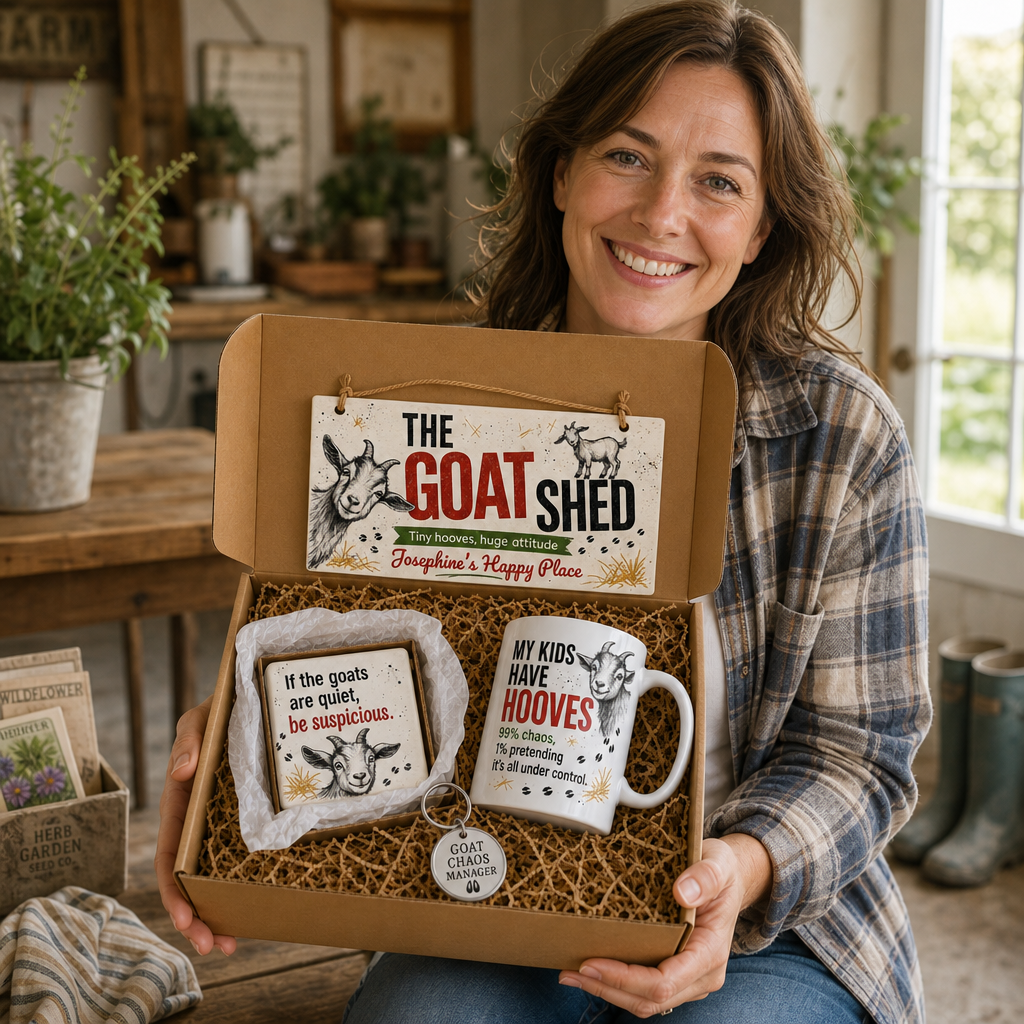 Goat Chaos Manager Personalised Gift Box Set