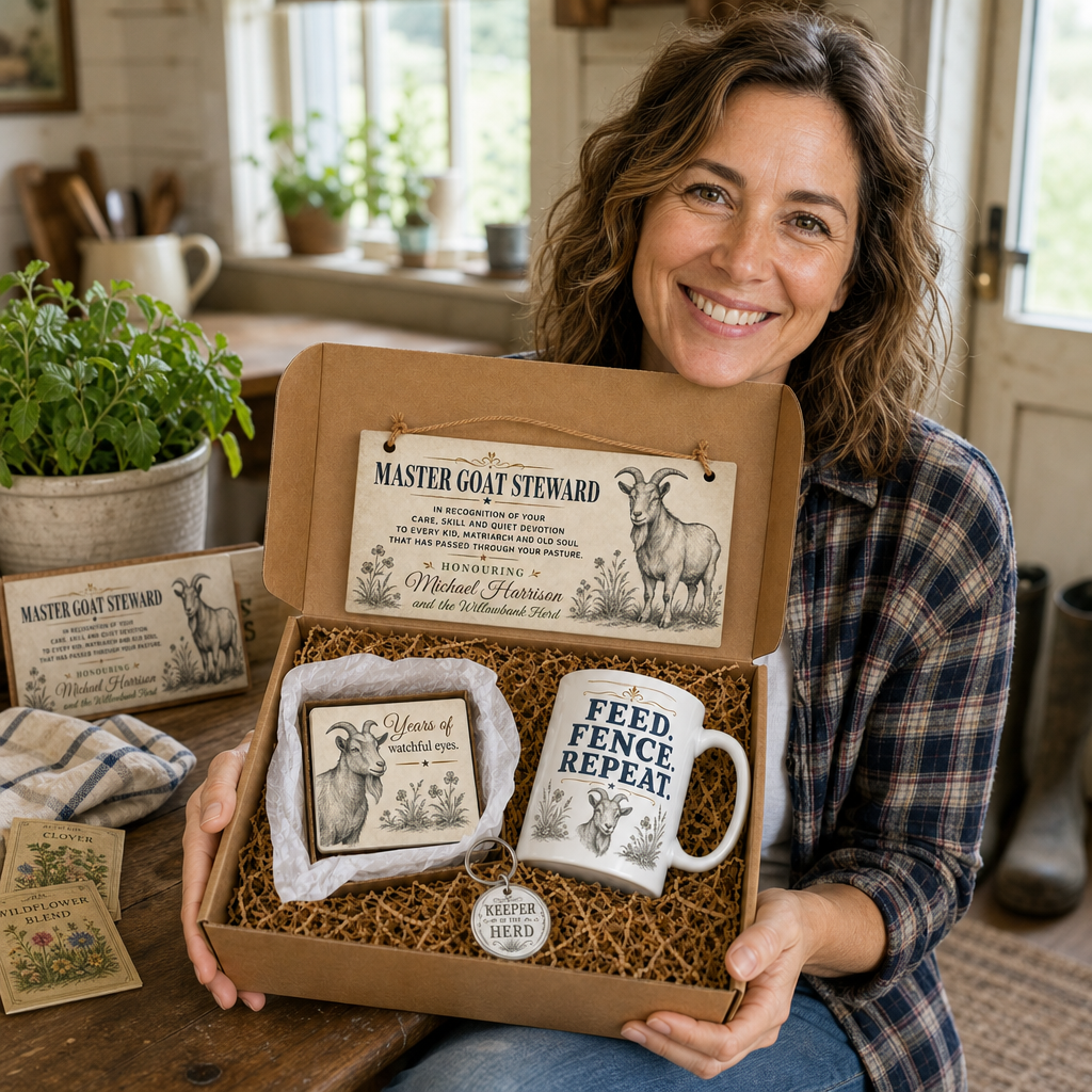 Heritage Goat Steward Personalised Gift Box Set
